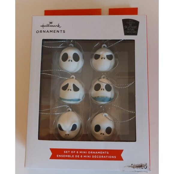 Hallmark Other - Hallmark MINI Christmas Tree Ornaments The Nightmare Before Christmas Set Of 6